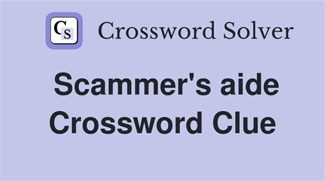 aide crossword clue